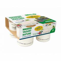 Yaourt nature au lait 1/2...