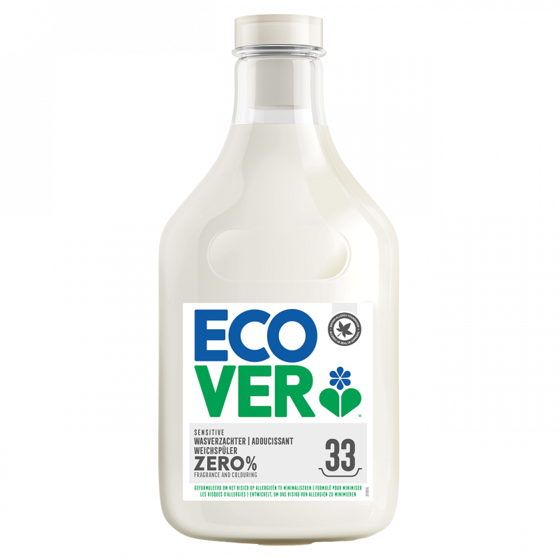 Adoucissant 0% 1l, bouteille 100% PCR, sans parfum