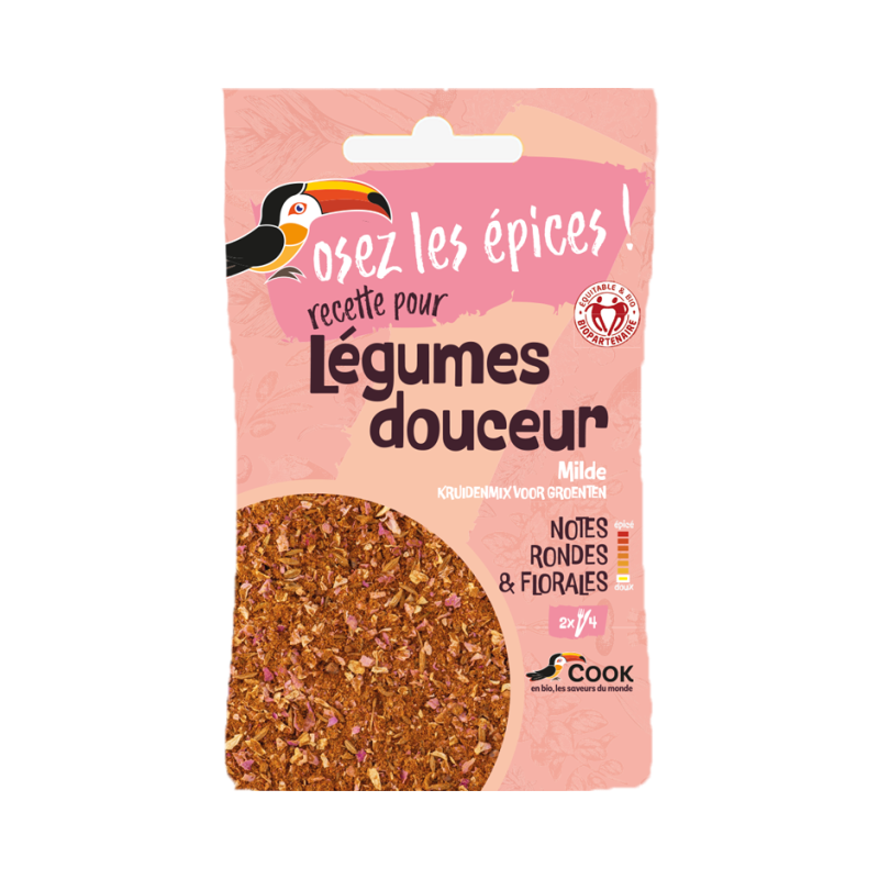 Mélange légumes douceur, sachet plat 18g