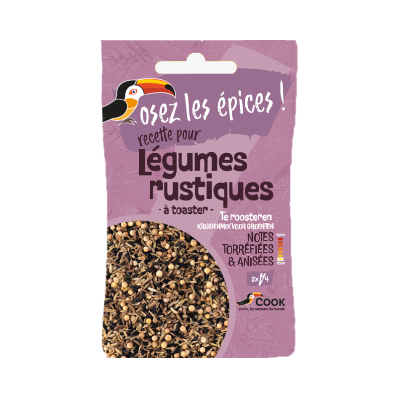 Mélange légumes rustiques, sachet plat 18g