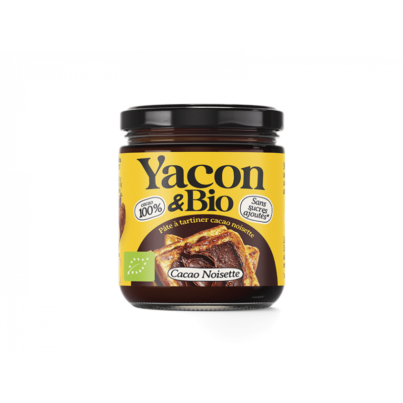 Pâte à tartiner chocolat noisettes, sans sucre ajouté 200g