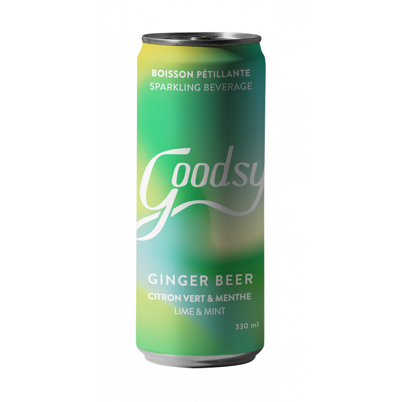 Ginger beer citron vert et menthe, canette 33cl