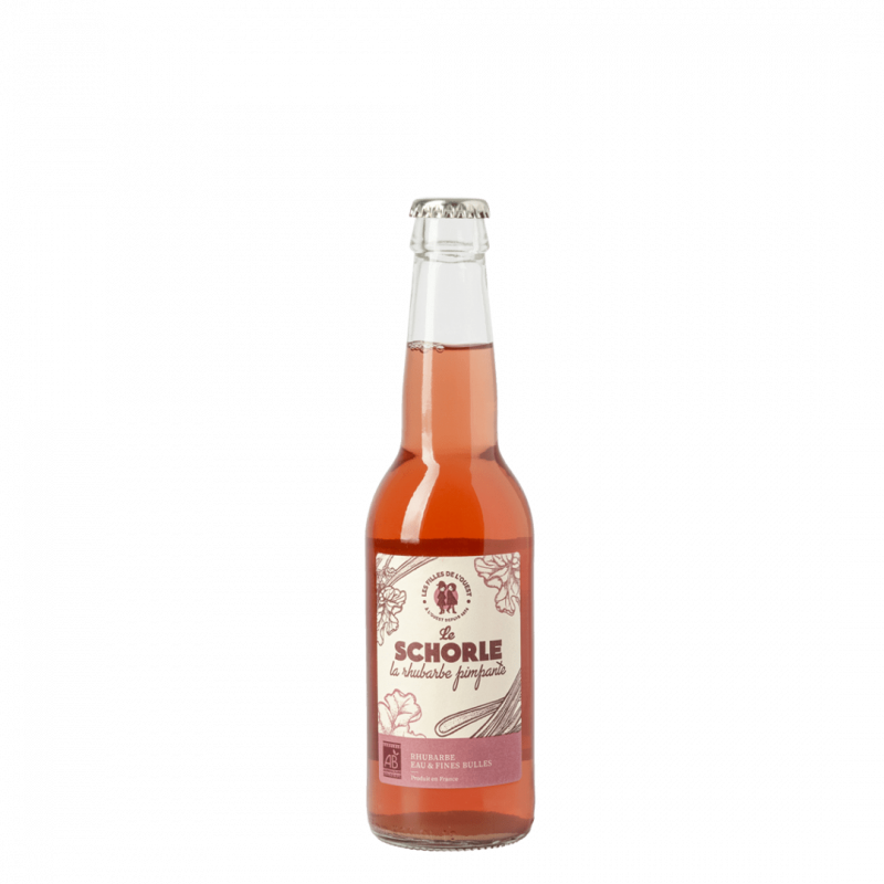 Schorle, boisson rhubarbe pimpante" 33cl"