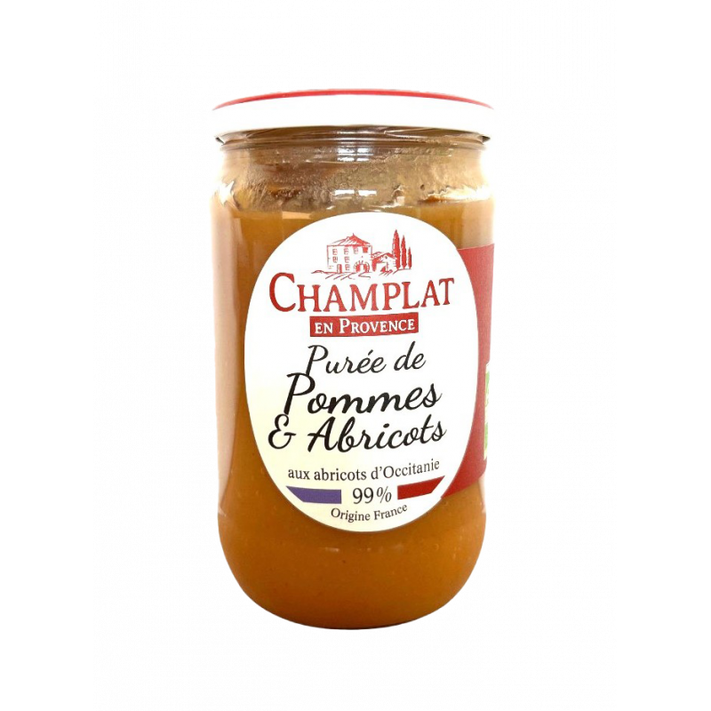 Purée de pommes et abricots 630g