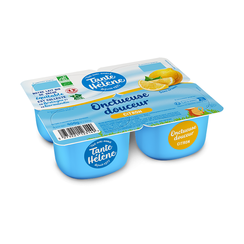 Oncteuse douceur citron 4 x 100g