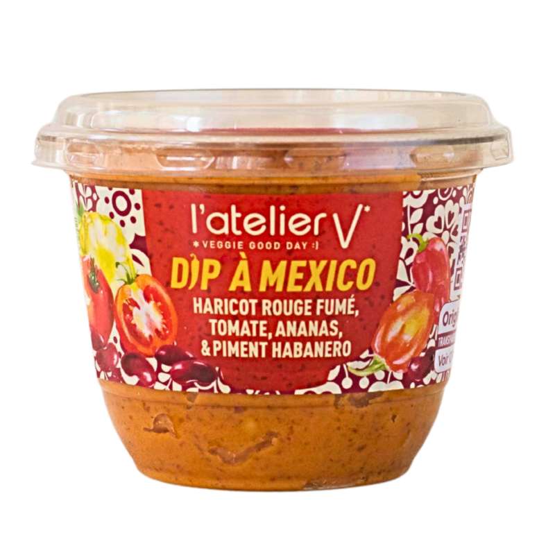 Dip à Mexico: haricot rouge fumé,  de tomate, d'ananas et de piment Habanero 150