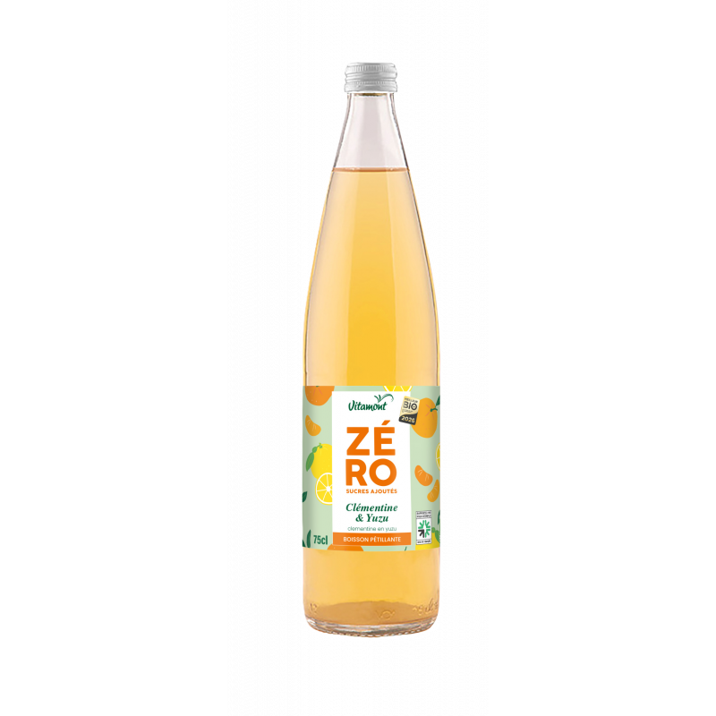 Zéro sucre clémentine yuzu 75cl