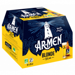 Bière blonde Ar-Men Pack 12x25cl