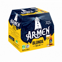 Bière blonde Ar-Men Pack 6x25cl