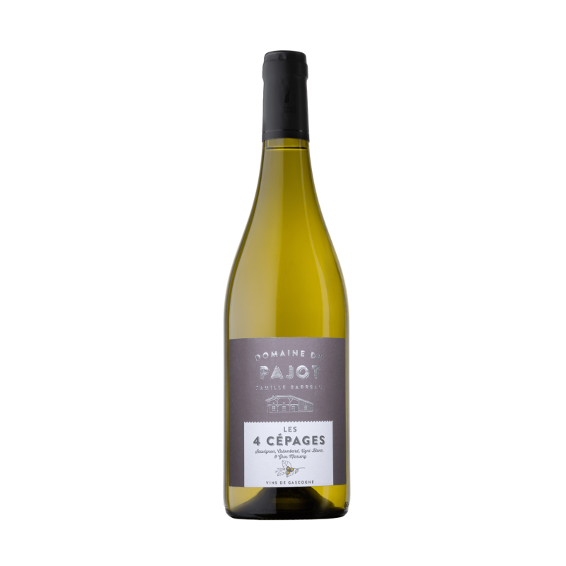 Vin blanc IGP Cotes de Gasconne Les 4 cépages" 75cl"