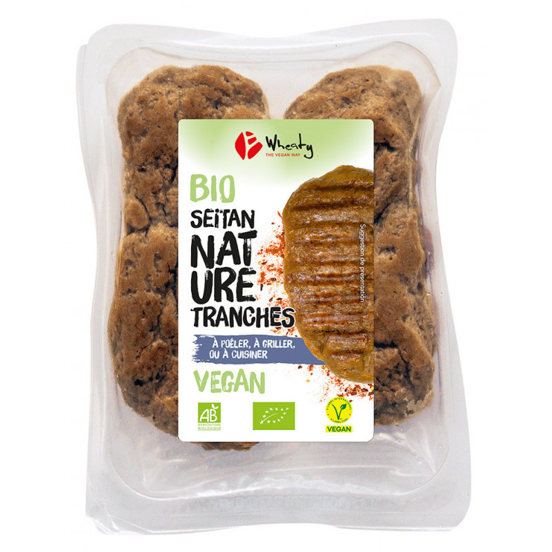 Seitan nature tranche végan 160g