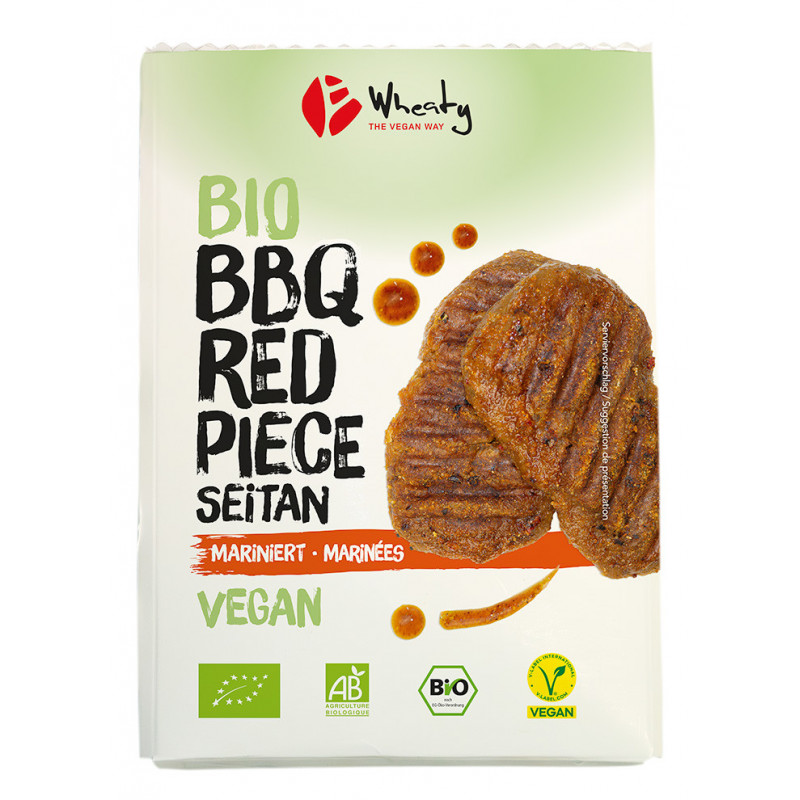 Seitan BBQ mariné au paprika et épices végan, ref saisonnière 175g