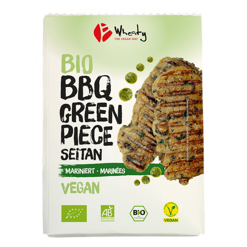 Seitan BBQ mariné aux herbes végan, ref saisonnière 175g