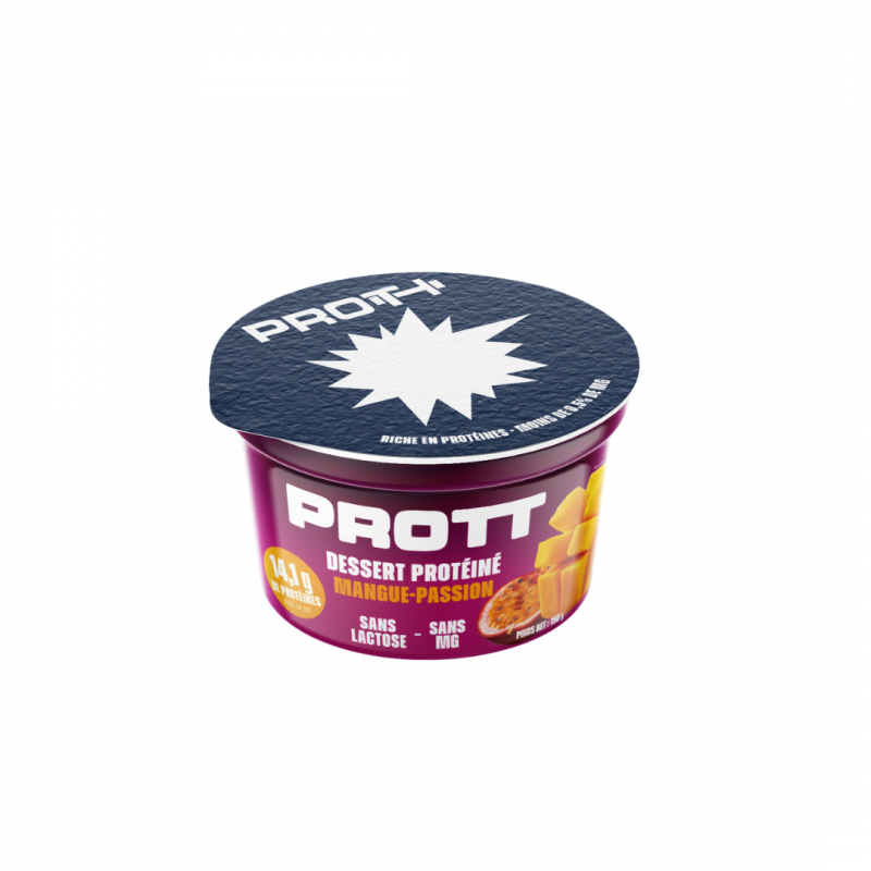 Dessert protéiné mangue passion nature au lait de vache 150g