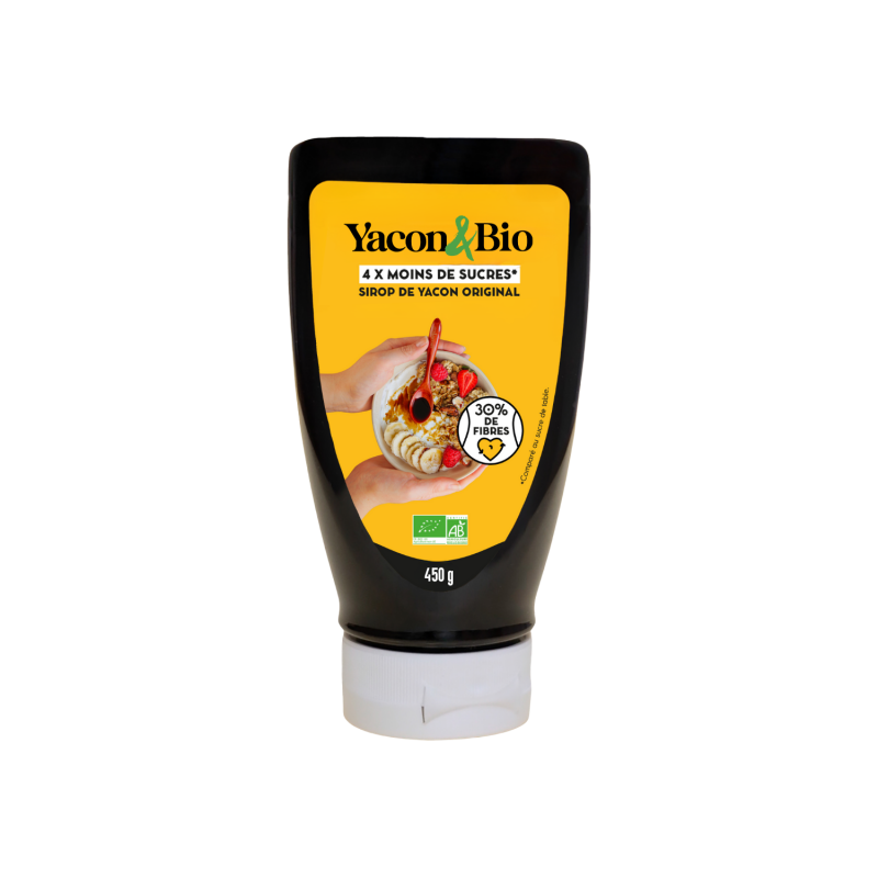Sirop de yacon en squeezer 450g