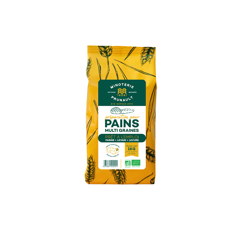 Panilev multigraines 1kg (préparation pour pain)