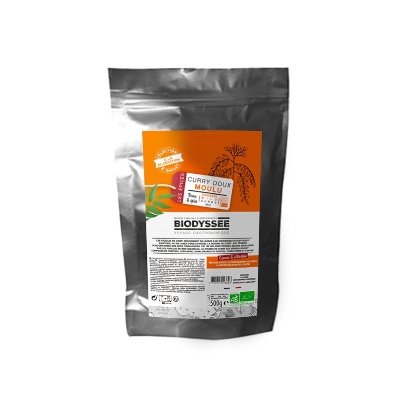 Curry mix doux moulu 500g