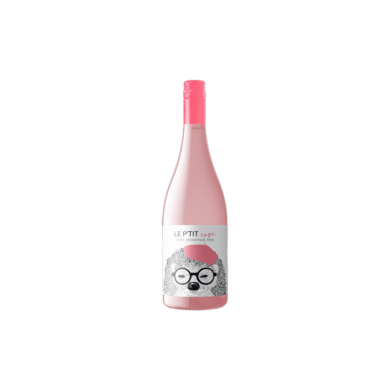 Vin rosé Le P'ti Rosé IGP pays d'oc Cinsault 75cl