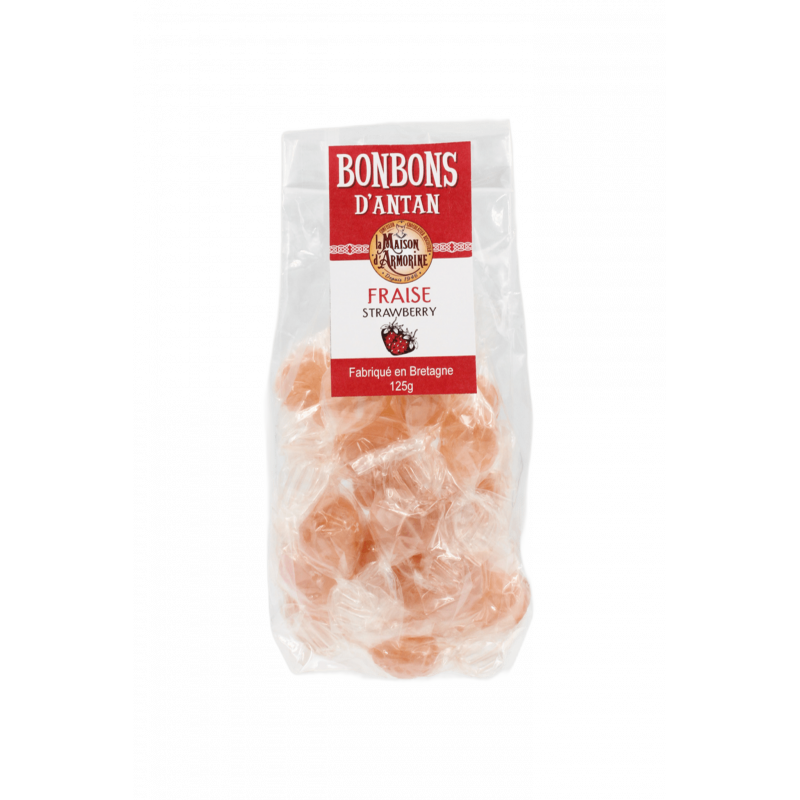 Bonbons d'antan à la fraise 125