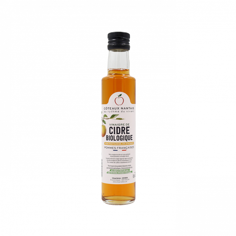 Vinaigre de cidre, bouteille verre, 25cl