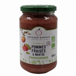 Purée pomme fraise menthe 360g