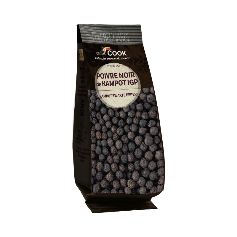 Poivre noir de Kampot IGP 45g