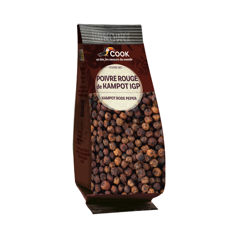 Poivre rouge de Kampot IGP 45g
