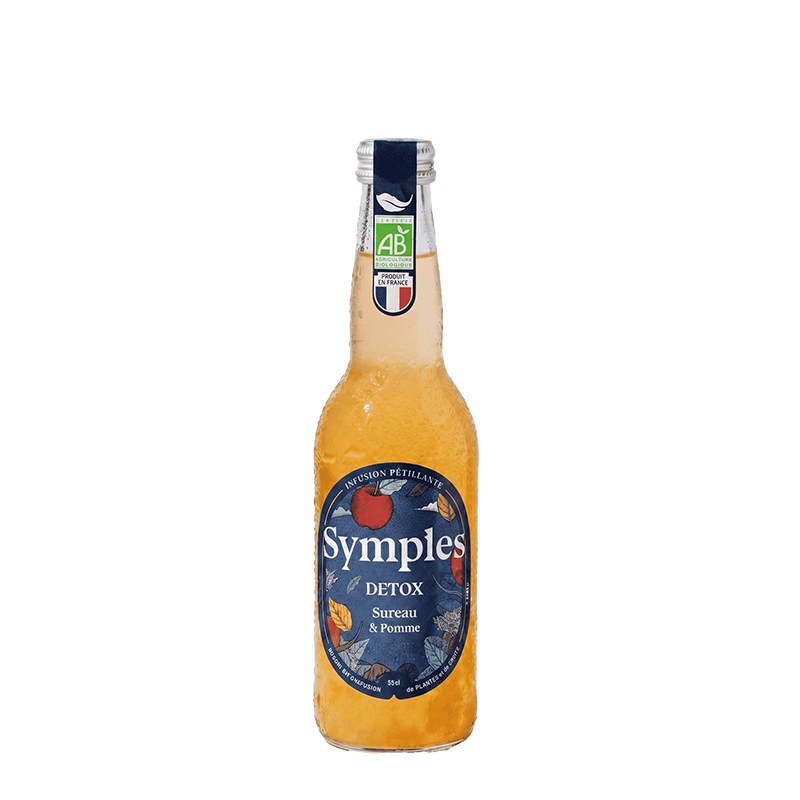 Infusion pétillante détox, sureau et pomme 33cl