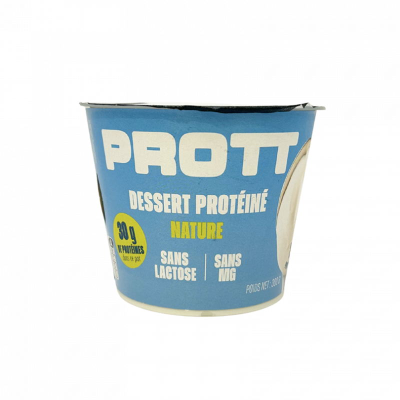 Dessert protéiné nature au lait de vache 300g
