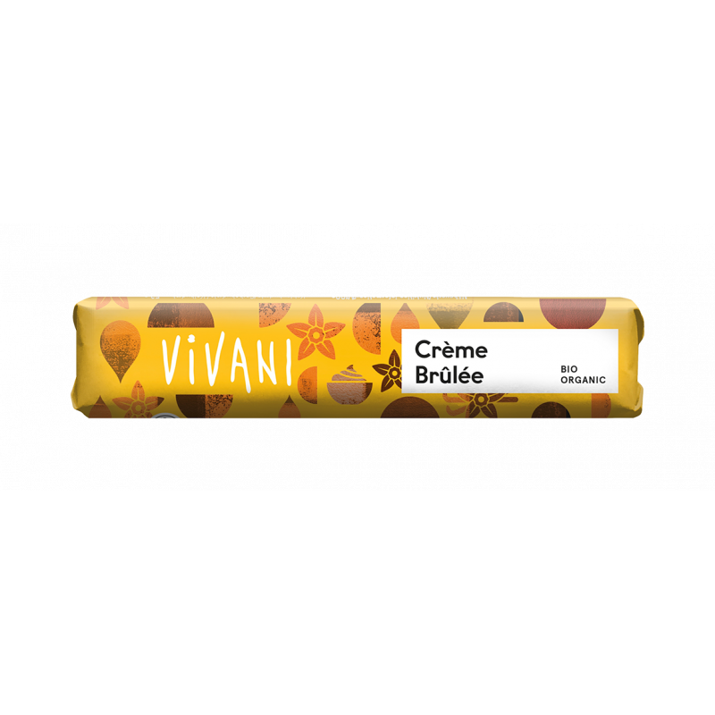 Chocolat crème brûlée, barre 40g