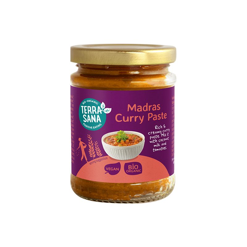 Pâte de curry indien Madras 130g