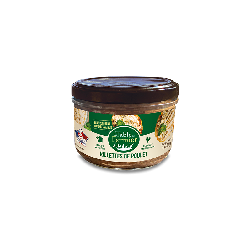 Rillette de poulet 160g