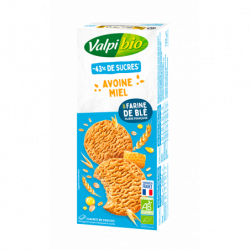 Biscuit céréales miel à...