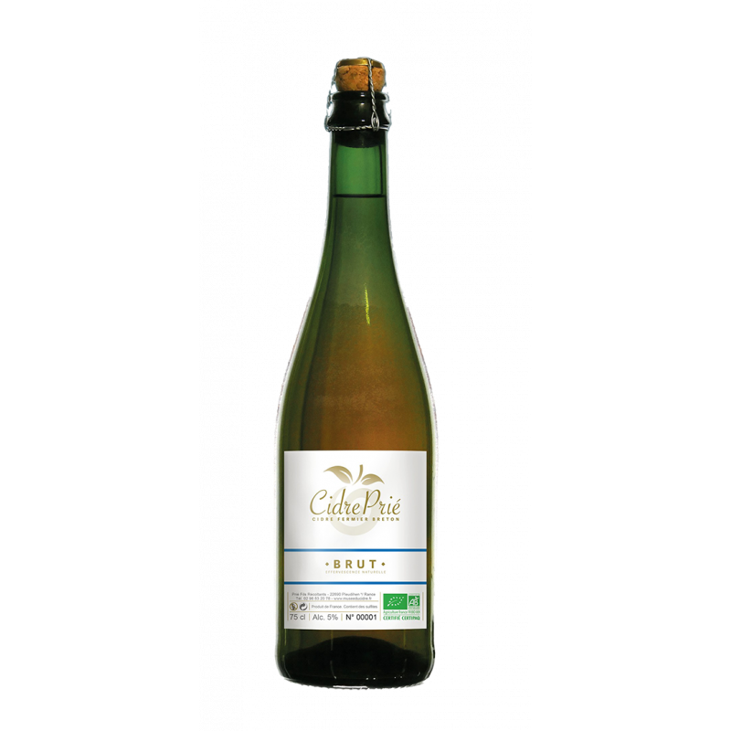 Cidre fermier brut 75cl