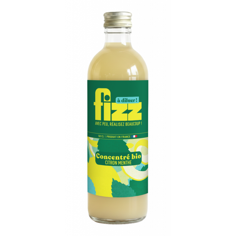 Fizz concentré à diluer citron menthe 50cl
