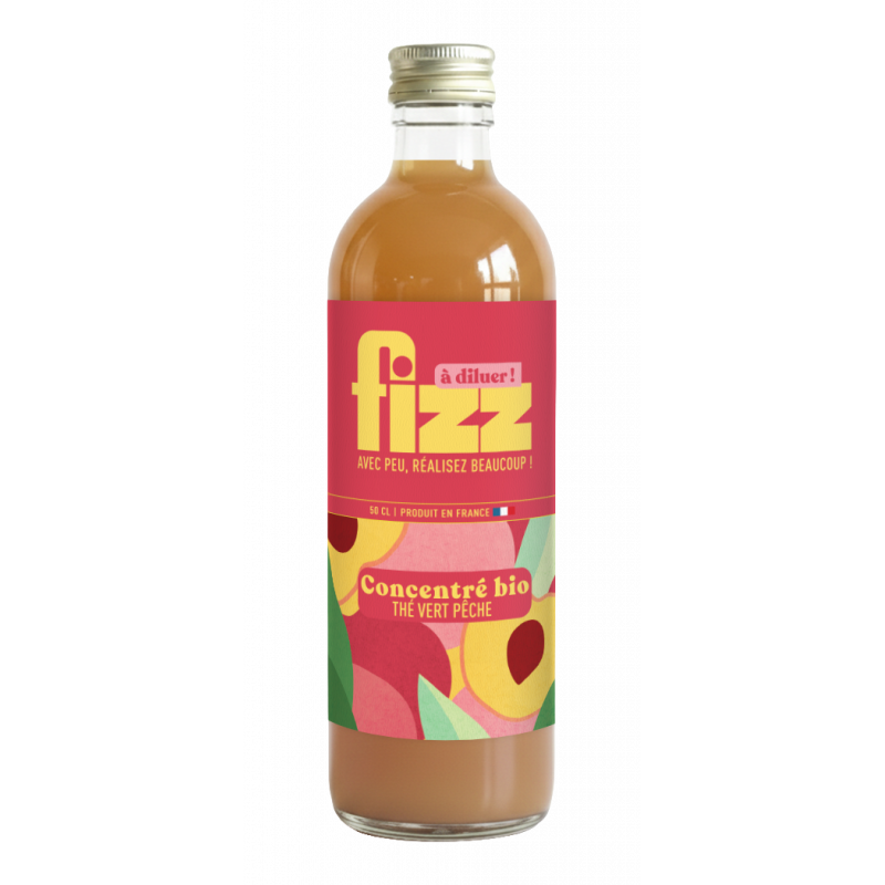 Fizz concentré à diluer thé vert pêche 50cl