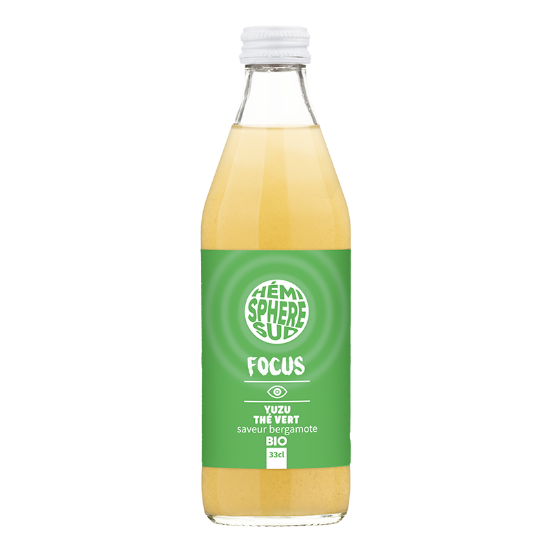Boisson focus Yuzu thé vert bergamote 33cl