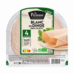 Blanc de dinde 4 tranches...