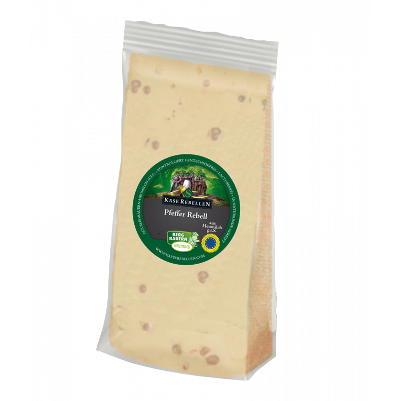 Tomme au poivre au lait pasteurisé, portion 150g
