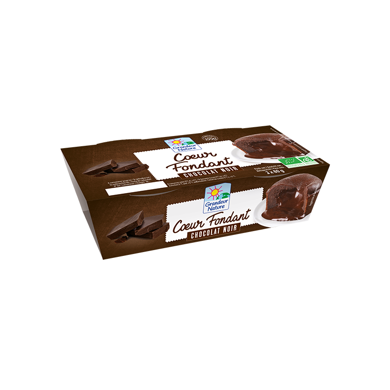 Coeur fondant au chocolat 2x80g