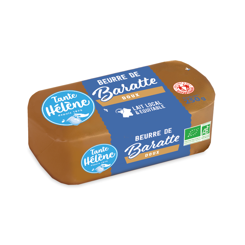 Beurre de baratte moulé doux 250g