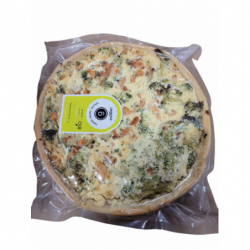 Quiche saumon brocolis, 1,5kg