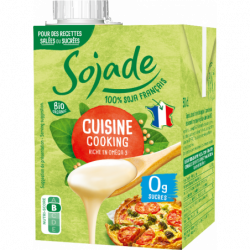 Crème cuisine soja Sojade...