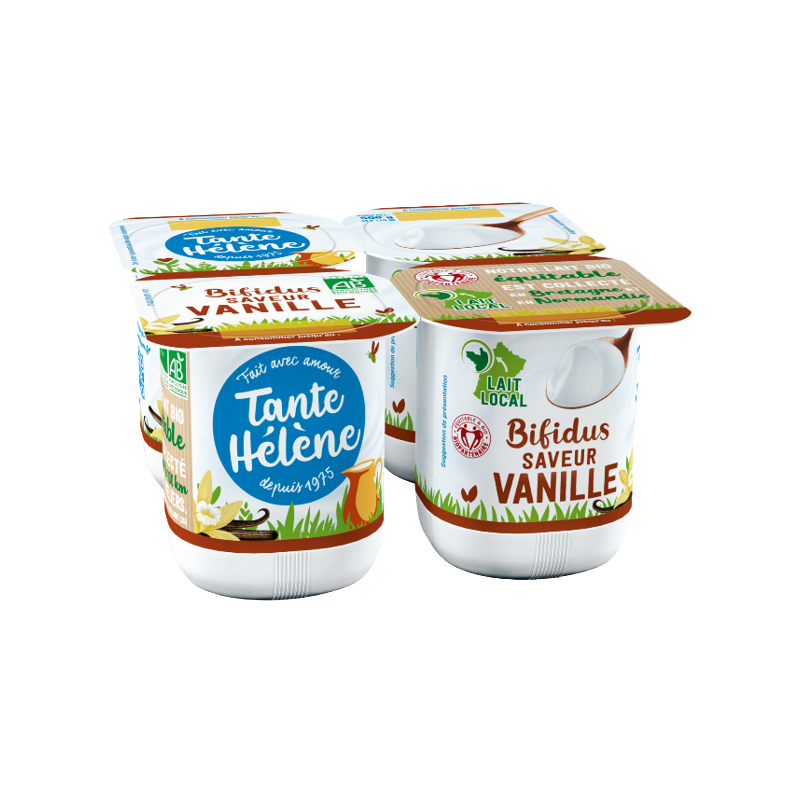 Yaourt bifidus vanille 4 x 125g