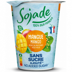 Sojade mangue sans sucres ajoutés 400g