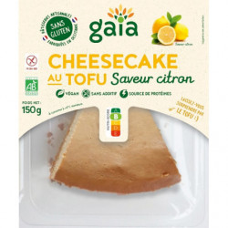 Cheesecake au tofu saveur citron 150g