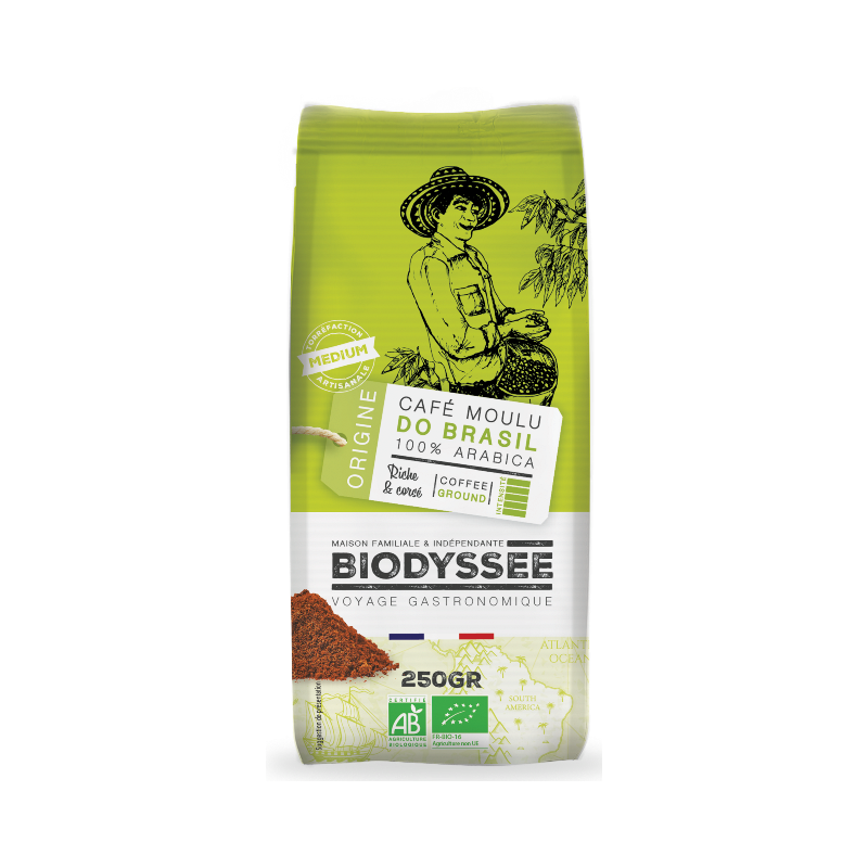 Café moulu Brésil 250g
