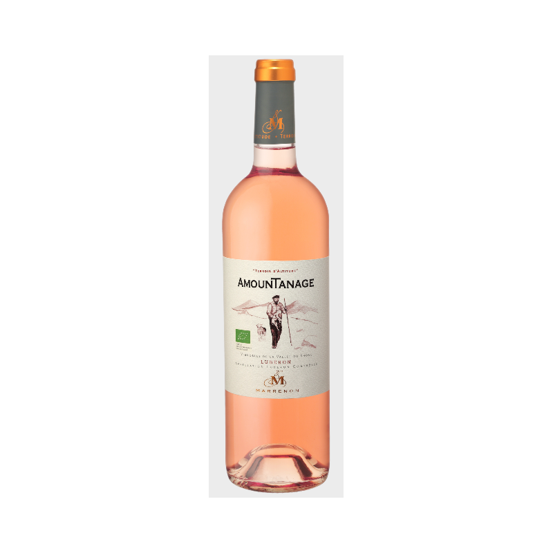 Vin rosé AOC Luberon Amountanage 75cl