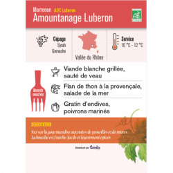 Vin rosé AOC Luberon Amountanage 75cl