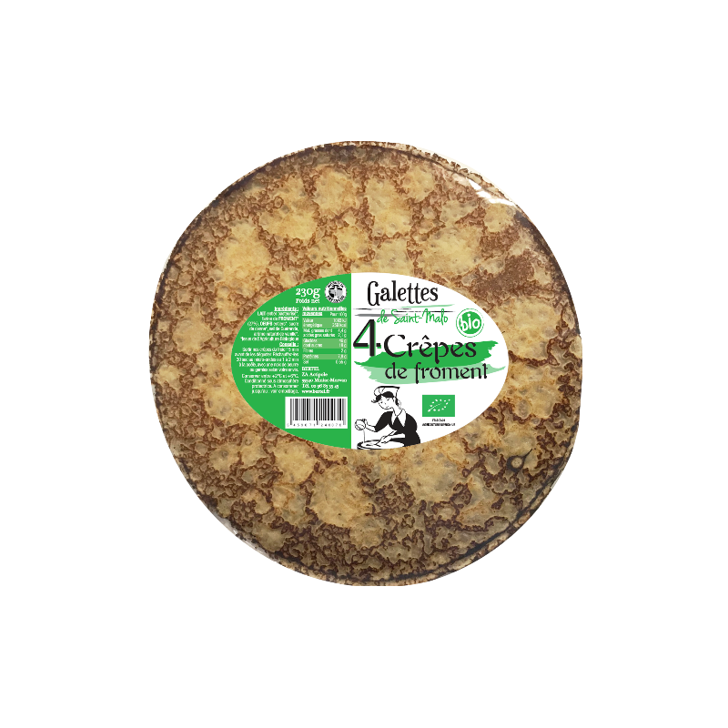 Crêpes de froment x4, 230g